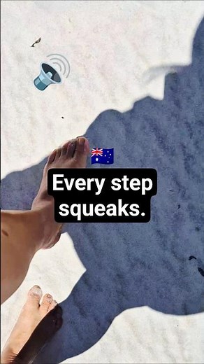 This beach squeaks when you walk 🐭🌊 Squeaky Beach in Australia 🇦🇺🌞