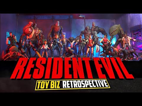 Toy Biz Resident Evil Action Figures - FULL wave retrospective documentary! mercenaries.