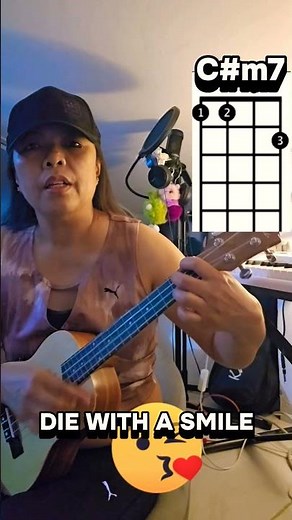 DIE WITH A SMILE UKE AND CHORDS #ukelele