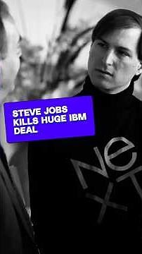 Steve Jobs IBM deal #Vergecast
