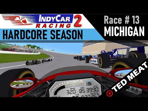 IndyCar Racing 2 - Race #13 - Michigan (Hardcore Season)