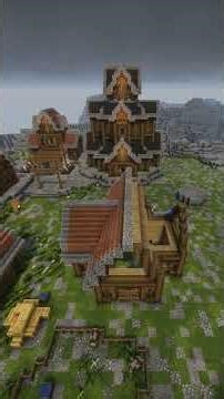 Building Whiterun from Skyrim in Minecraft pt.15 #minecraft #minecraftspeedbuild #skyrim