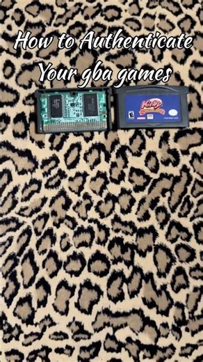 How to authenticate your gba games in 15 secs #gamecollecting #retrogaming #nintendo #gameboyadvance