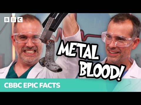 Wait...your blood has real iron in it? We turned it SOLID! 😲⚙️ | Operation Ouch | CBBC Epic Facts
