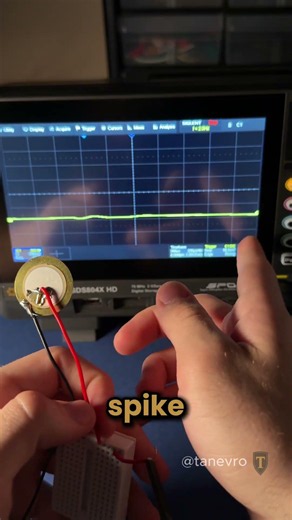 This sensor turns footsteps into electricity #arduino #coding #electronic