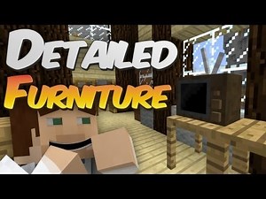 Realistic and Usable Furniture in Minecraft - Jammy Furniture Mod Showcase