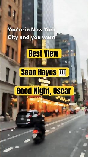Best view of Sean Hayes’ virtuosic piano skills in Good Night, Oscar at the Belasco Theatre Broadway