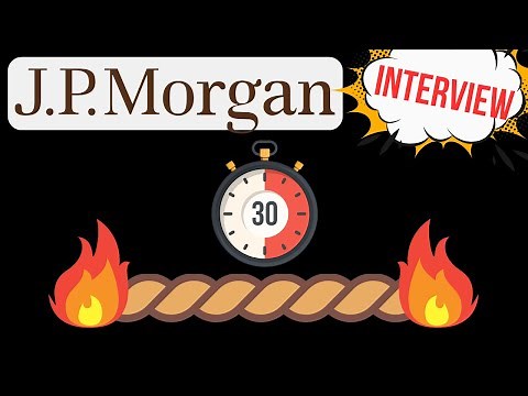 JP Morgan Interview - Rope Clock Solved! | Quant Interview Questions #13