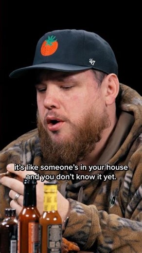 "I need a safe space!" Luke Combs cleans the bone 🥵
