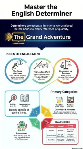 Master The English Determiners| English Grammar