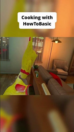 How to make scrambled eggs in VR #shorts #howto #gaming #funny #bonelab #vr #oculus