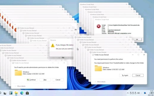 Windows 11 Crazy Error (1080P.HD)