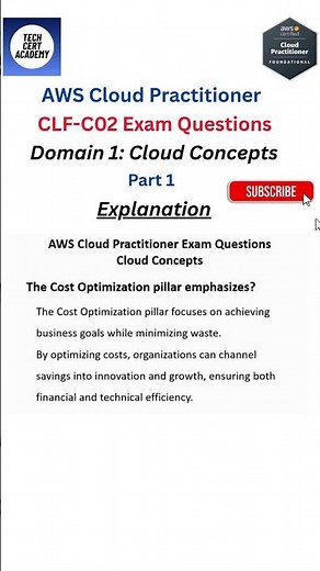 AWS cloud practitioner exam questions - clf-c02 questions #aws #awscloudpractitioner #awscertified