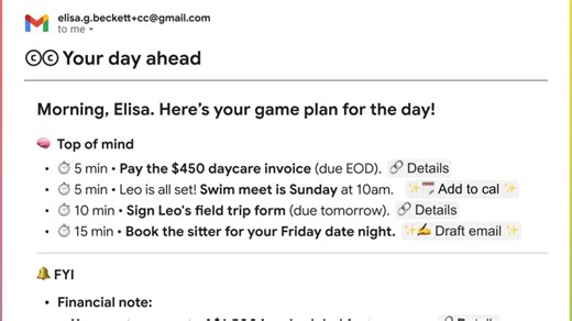 Google’s new AI assistant CC wants to run your day from your inbox