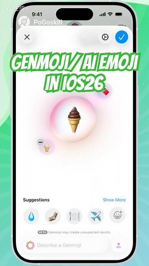 How to make your own Emoji on iOS 26 | Apple AI emoji/Genmoji Tip