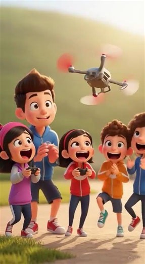 Mini Drone Racing Challenge 🚁 Fun Kids Drone Adventure Song