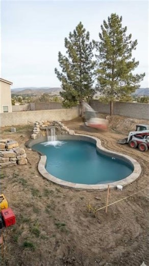 The Ultimate Backyard Transformation 🏗️✨ #shorts #satisfying