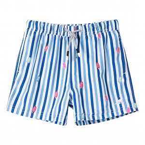 SURF CUZ Boys Swim Trunks with Boxer Brief Liner Toddler Boy Stretch Swimsuit Shorts Quick Dry Swimming Trunks Bathing Suit