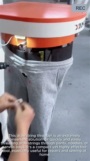 Fast Drawstring Threading Tool Easy Use #viral #trousers #tools #skills