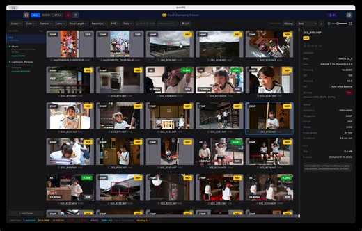 🎬 PonZ Contents Viewer v2.0.0（無料）RAWムービーもRAWスチルも、これ1本で。Mac版リリースしました。〇ダウンロード(Mac AppleSilicon専用)https://t.co/XE3YLdr3uS〇マニュアルhttps://t.co/Q3mQJuwt1I撮影後の管理において、自身が「これあったら便利だわ」って機能を盛り込んでおります。私自身がニコンユーザーなのでどうしてもそちらの検証比重が高いです。情報をいただければメーカー問わず対応するつもりです。N-RAW / R3D / Canon C-RAW / MOV / MP4NEF / ARW / RAF / DNG / JPG / HEIC※検証範囲に限界あり。詳細はマニュアルを。📂 高速サムネイル＆オフライン閲覧🔍 撮影情報・フィルター・レーティング🎨 LUTプレビュー（Log素材対応）🤖 AIタグ検索（Apple Intelligence）🖼 スチルHDプレビュー＆ズーム🎬 ネイティブ動画プレーヤー🎞 動画フレーム切り出し（EXIF自動付与）🎛 DaVinci Resolve