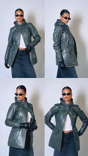 Debenhams.com on Instagram: "Two Icons. One Statement. Meet the Bucharest and Orford, two hooded leather essentials from @infinity.leather, designed for those who demand more from their outerwear 🍂 Together, they capture the perfect balance between modern design and timeless craftsmanship. 🔍 Leather Hooded Parka Jacket-Bucharest 🔍 Hooded Sheepskin Flying Leather Jacket-Orford Shop Infinity Leather now with Free Express Delivery on orders over £25 with code: EXPRESSDEL on 