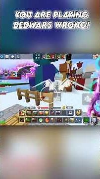 You are playing Blockman Go Bedwars completely WRONG! 😭❌ #blockmango #summerofgoals