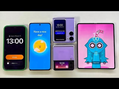 Alarm Clock + Timer OPPO Find 2N Flip, Realme 12 Pro, Samsung Z Flip 3, Z Fold 3, iPhone 11