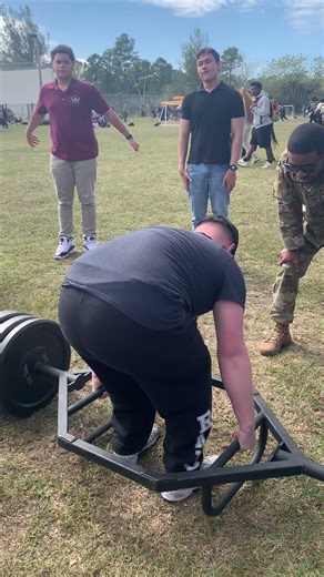 This was 300 pounds I think. Low-key killed my back