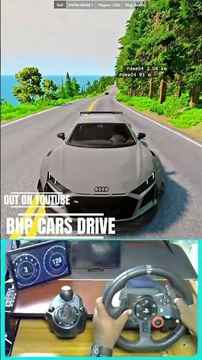 We Test Drove Two Audi R8s at the Garage 🔥 | BeamNG Convoy