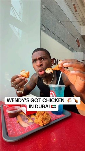 Wandys Got chicken 10 out of 10 review 🍗😳 #dubai🇦🇪 #wendys #foodie #foodlover #traveltok