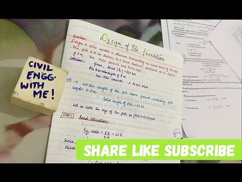 DESIGN OF PILE FOUNDATION | RCC DESIGN |