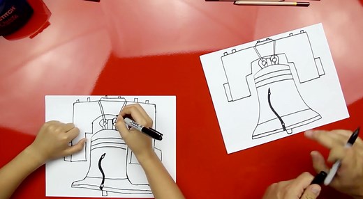 How To Draw The Liberty Bell - Art For Kids Hub — Free Drawing Lessons for Kids -