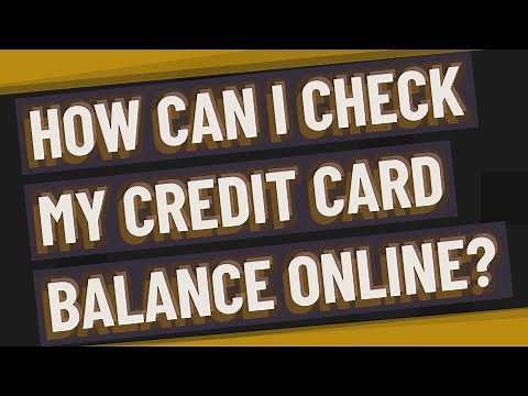 How can I check my credit card balance online?