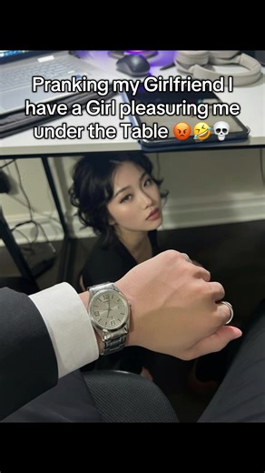 Funny Prank on My Girlfriend Under the Table