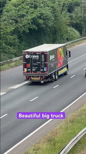 Stunning Black Big Truck Commands the Road! 🖤🚛 #BlackTruck #TruckSpotting