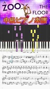 【ピアノ楽譜】ズートピア２主題歌『Zoo』中級ピアノ楽譜🎹