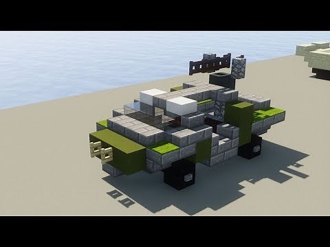 Minecraft Halo Warthog M12 LRV UNSC Tutorial