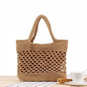 [Hot Item] Designer Women's Paper Rope Woven Evil Eyes Tote Large Shoulder Straw Bags Women Handbags