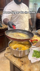 1.3M views · 23K reactions | You put sugar in your grits?  #shrimpandgrits #grits #shrimp #breakfast #brunch #instagram #reels #explorepage✨ #explore #texas #newyork #miami #homemade #easyrecipes #recipes | DeSean Briley | Facebook