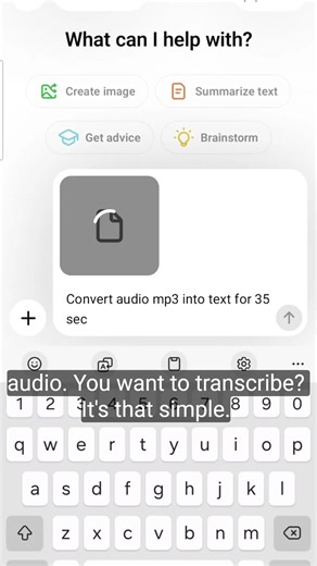 Convert Audio mp3 into Text using Chatgpt AI. 🤩| speech to text | #ai #prompt #chatgpt #audiototext