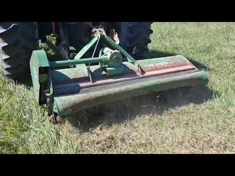 SOLD John Deere 25A Flail Mower Demonstration