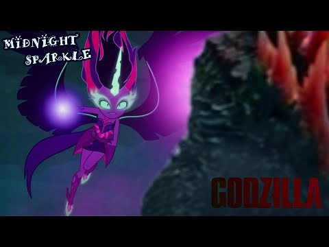 Godzilla vs. Midnight Sparkle (Monsterverse Meets My Little Pony)