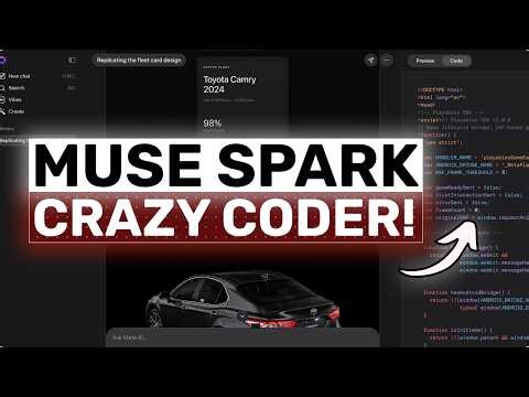 Muse Spark + Claude Code: This FULLY FREE MODEL is A CRAZY FRONTEND BEAST!
