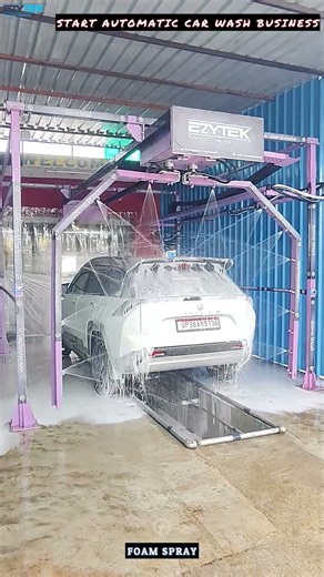 One Smart ARM, 360° Power! 🤖💦 Automatic Touchless Car Wash | EZYTEK CLEAN