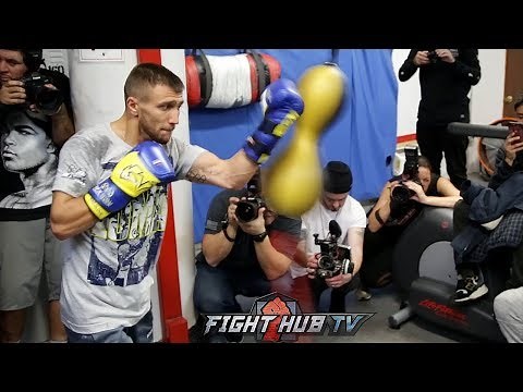 VASYL LOMACHENKO' S FULL WORKOUT 3 DAYS AWAY FROM GUILLERMO RIGONDEAUX FIGHT