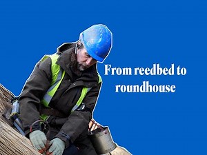 How work at RSPB Scotland's Tay Reedbeds nature reserve is keeping ancient building traditions alive