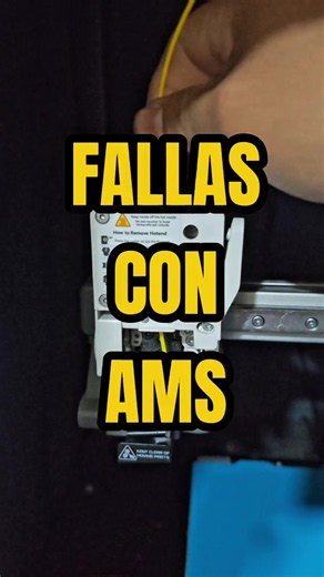 AMS BambuLab falla — cómo identificar y soluciones rápidas