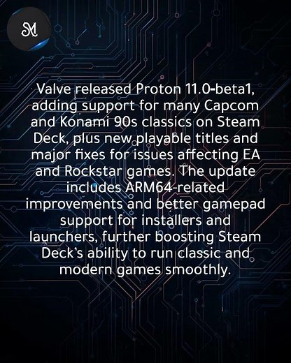 Valve's Proton 11 beta brings 90s gaming boost to Steam Deck