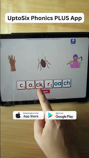 Build Your Child’s Reading & Spelling Skills with the UptoSix Phonics PLUS App!