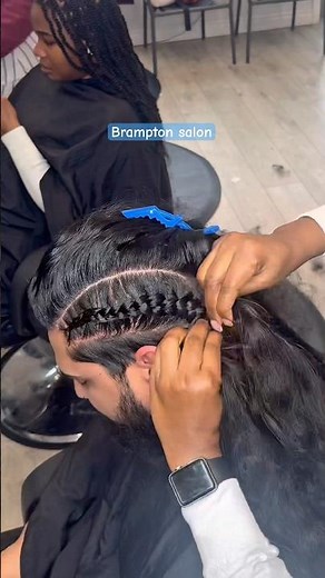 How to cornrow full very full thick hair